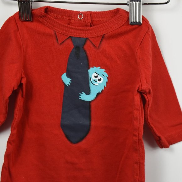 Long sleeve red short sleeve graphic bodys… - Picture 2 of 5